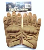 Тактические перчатки GONGTEX Tactical Gloves, арт. 0056, цвет кайот