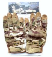 Тактические перчатки GONGTEX Tactical Gloves, арт. 0056, цвет мультикам