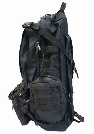 Рюкзак тактический Fortress чёрный арт. 016 фото