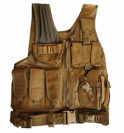 Разгрузка жилет арт. 045 цвет Койот (Coyote) фото
