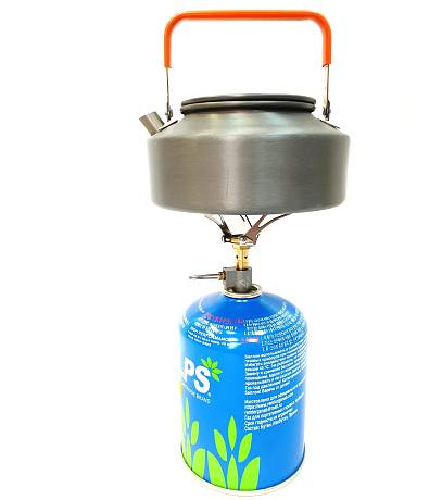 Горелка газовая насадка мини портативная туристическая на газовый баллон фото