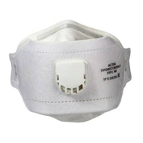 Полумаска фильтрующая складная "Исток ПРО" с клапаном выдоха FFP1 фото