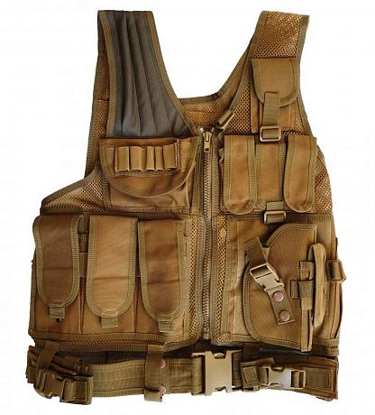 Разгрузка жилет арт. 045 цвет Койот (Coyote) фото
