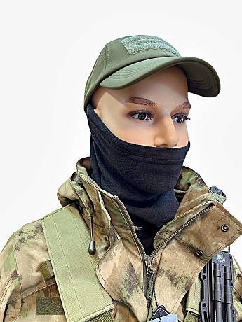 Флисовый шарф труба баффа TF черный фото