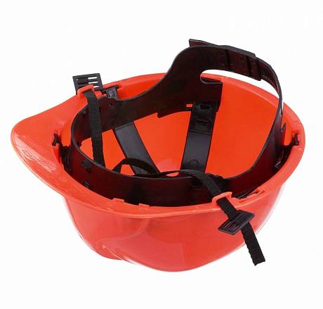 Каска строительная Лидер Оранжевая фото