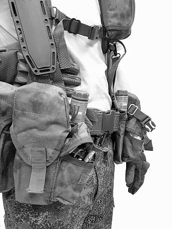 Разгрузка РПС тактическая армейская поясная зелёный кмф фото