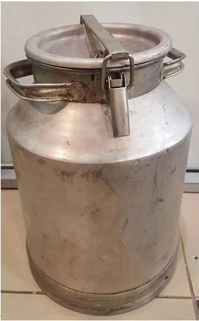 Бидон алюминиевый 38 л.  фото