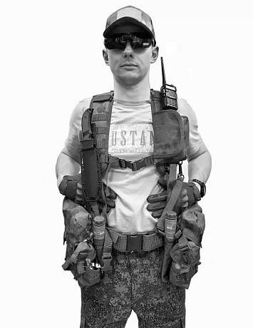 Разгрузка РПС тактическая армейская поясная зелёный кмф фото