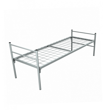 Кровать металлическая одноярусная Эконом 3, 1900 х 800 мм. фото