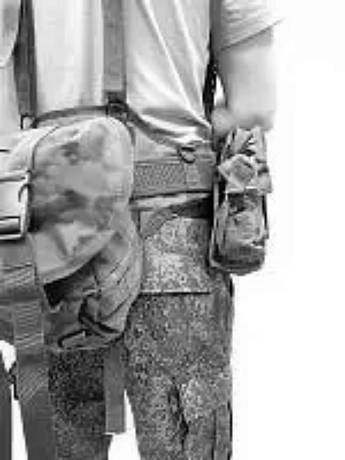 Разгрузка РПС тактическая армейская поясная зелёный кмф фото